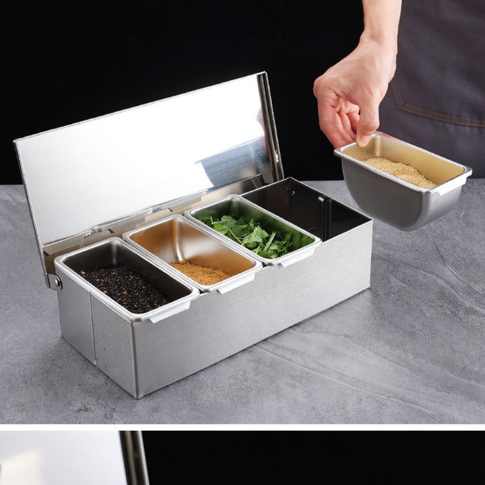 Kitchen Seasoning Organizer Bo - Commercial Kitchen Bin ulasan dan harga