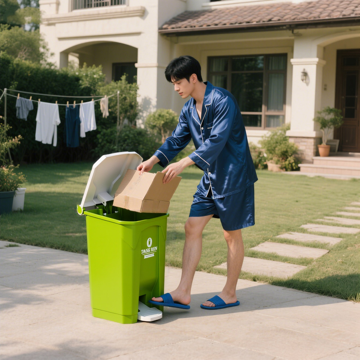 Large Outdoor Step Trash Can,  - Commercial Kitchen Bin ulasan dan harga
