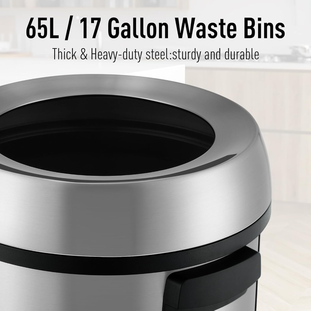 65L/17Gal Heavy Duty Open Top  - Commercial Kitchen Bin ulasan dan harga